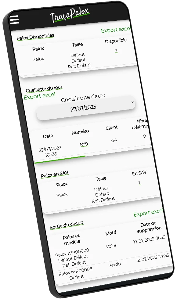 Application TraçaPalox